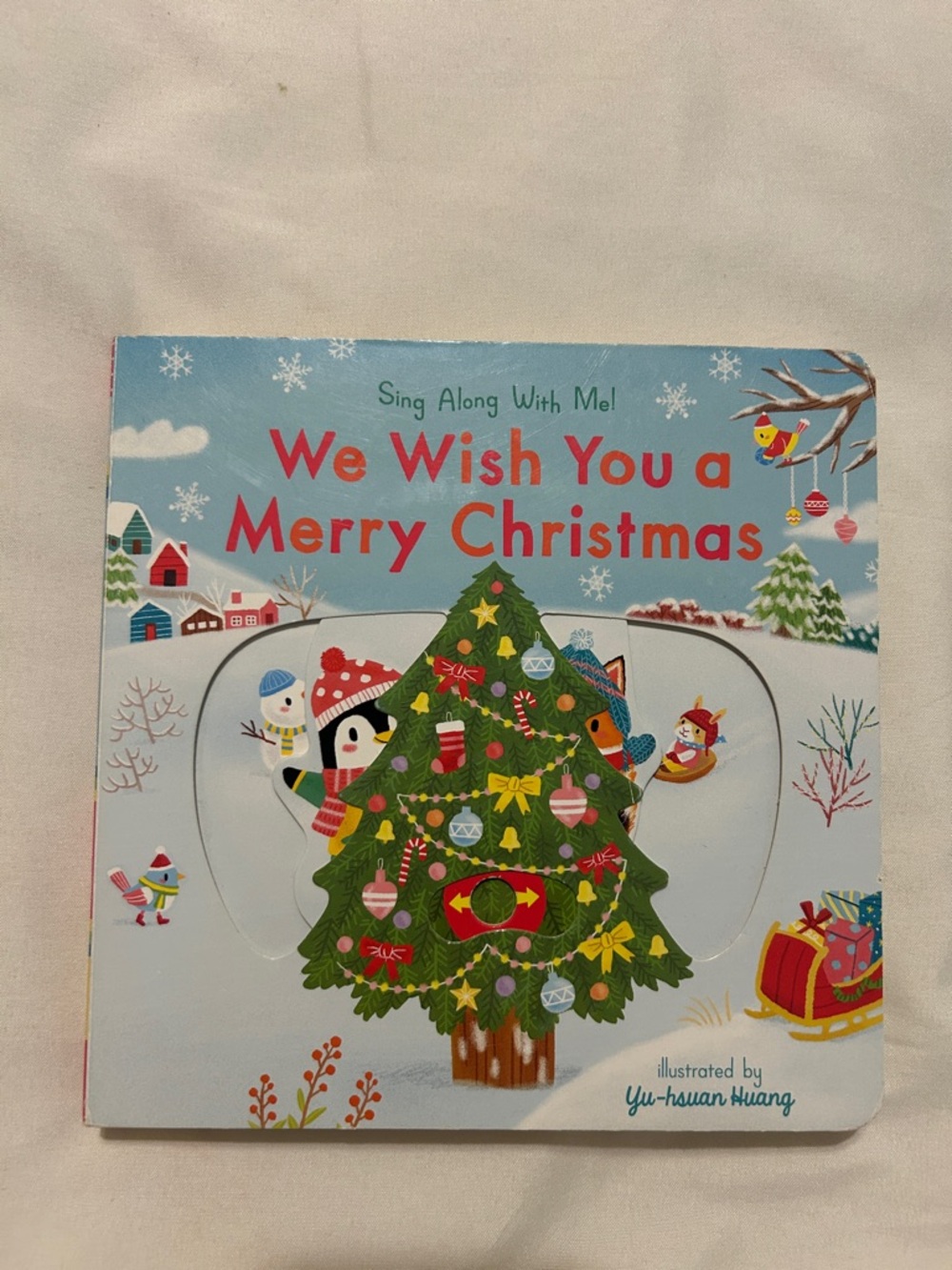 We Wish You A Merry Christmas board book, Yu-hsuan Huang